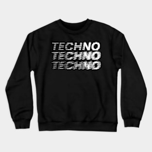 Techno typography Crewneck Sweatshirt